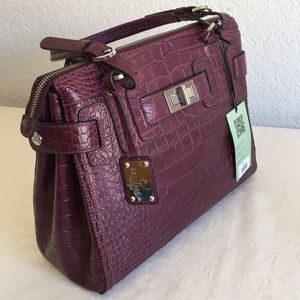 Kesslord croc embossed leather tote